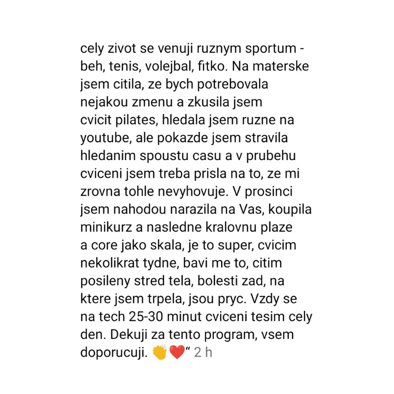 Pilates živě recenze (2)
